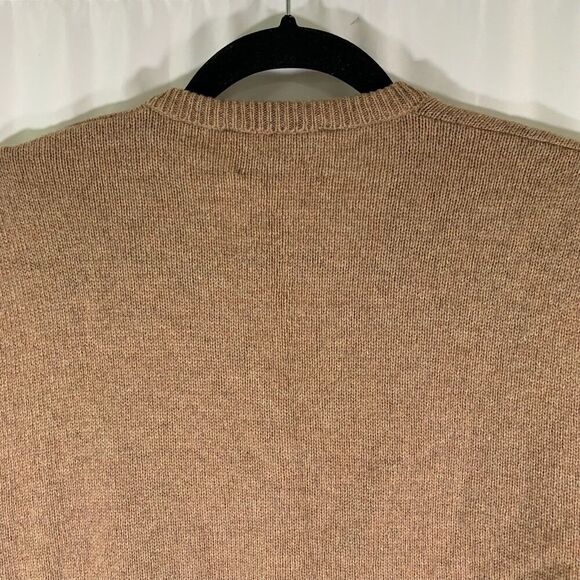 Lord Jeff Wool Vest Men's Large Brown Tight Knit Sleeveless Vneck - Picture 6 of 6